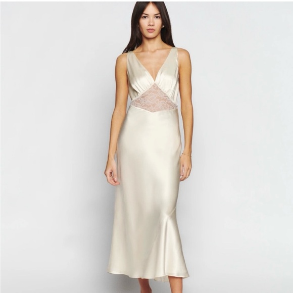 Reformation Inara Silk Dress (NEW)